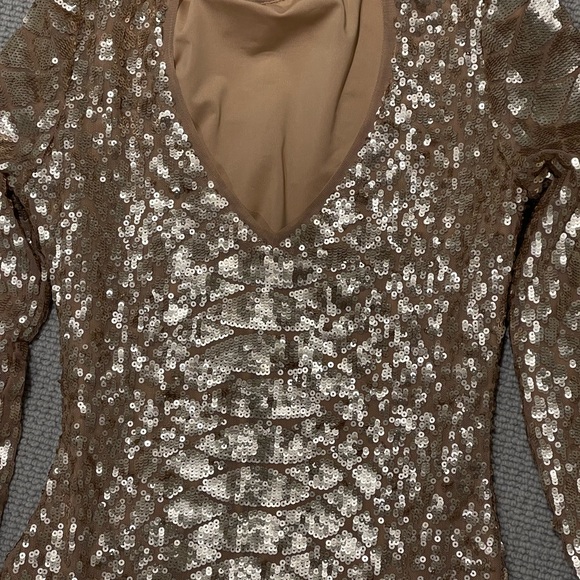 Brand new gold, sequin dress - Picture 11 of 12